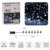 Molarem Home Božićne LED lampice &amp;ndash; 1000 LED, IP44, hladno bijela, 50 m, efekt bljeska Slike