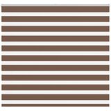 vidaXL Zebra zavesa rjava 165x150 cm širina blaga 160,9 cm poliester, (5000297887) | Shoptok.si