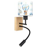  Brilagi-LED Flex. lampa BOBO WOOD 1xE27/25W/230V + LED/3W hrast/crna/bela/plava/meda Cene