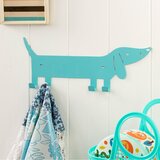 Rex London Tirkizna metalna zidna dječja vješalica Sausage Dog – | shoptok.hr