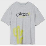 Sinsay Pamučna majica s graffiti printom | shoptok.hr