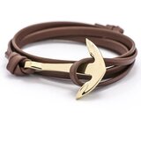  Moška zapestnica Anchor Elegant Rjava Cene