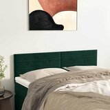  Uzglavlja tamnozelena 144x5x78/88 cm baršunasta | shoptok.hr