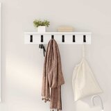  Vješalica za kapute na zidu Zidne Bijelo 60 x 10,5 x 10,5 cm | shoptok.hr