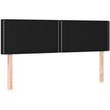  Box spring postelja z vzmetnico LED črna 140x190 cm blago, (20725142) | Shoptok.si