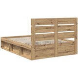  Konstrukcija postelje Oreh 150 x 200 cm Masivno borovo les, (5000103090) | Shoptok.si