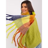 Wool Fashion Italia Scarf-AT-SZ-2311501.90-navy blue | Shoptok.si
