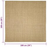  Tepih od sisala za grebanje 100 x 100 cm | shoptok.hr