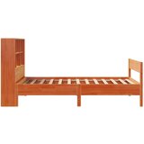 vidaXL Krevet s regalom za knjige bez madraca 75 x 190 cm od borovine | shoptok.hr
