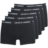 Jack & Jones Muške bokserice 12142342, 5 komada, Crne cene