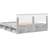  Krevetna konstrukcija Beton 180 x 200 cm Konstruirano drvo | shoptok.hr