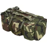  3-v-1 Potovalna torba vojaškega stila 120 L kamuflažne barve