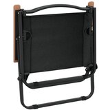  Stolice za kampiranje 2 kom crne 54x43x59 cm od tkanine Oxford | shoptok.hr