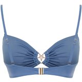 Trendyol Blue Strapless Premium Accessorized Mix&Match Bikini Top | Eponuda.ba