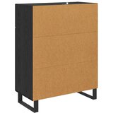  Kreveta Crni hrast 69,5 x 34 x 90 cm Konstruirano drvo Slike