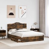  s od storage s ladicama Dimljeni hrast 160 x 200 cm | shoptok.hr