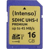 Intenso SDHC Card 16GB Class 10 UHS-I Premium | shoptok.hr