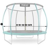 Neo-Sport donji stup za trampolin tip C – zeleni, kompatibilan s modelima 8–14 ft | shoptok.hr