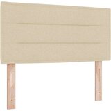  Postelja boxspring z vzmetnico krema 80 x 200 cm blago, (5000023008) | Shoptok.si