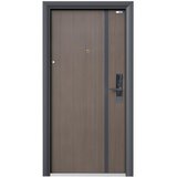 Master Vrata metalna sa električnom bravom 205x96x7cm L QP-Y-731 smeđa | Eponuda.ba