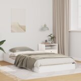 vidaXL Krevetna konstrukcija Bijela 90 x 190 cm Masivna borovina | shoptok.hr
