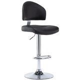 Furnova Barski stolček črno umetno usnje, (22056020) | Shoptok.si