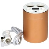 Manta punjač za auto, postavljanje u držač za čašu, 2xUSB + 2 x upaljač USC9001 | shoptok.hr