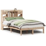 Posteljni okvir brez vzmetnice 135x190 cm trdna borovina | Shoptok.si