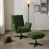 Dieter Knoll FOTELJ, zelena tekstil | Shoptok.si