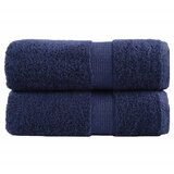 vidaXL Premium ručnici za goste SOLUND 2 kom. tamnoplave boje 30x50 cm 600 g/m² - Modra 30 x 50 cm 2 Cijene