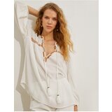 Koton Bohemian Blouse Embroidery Detailed V-Neck | shoptok.hr