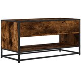 TV ormarić boja hrasta 91x40x46 cm konstruirano drvo i metal | shoptok.hr