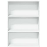 vidaXL Knjižna omara bela 80x30x114 cm inženirski les | Shoptok.si