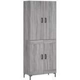  Visoka komoda siva sonome 69,5x34x180 cm od konstruiranog drva | shoptok.hr