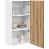 Viseći ormarić Umjetnički hrast i bijela 50 x 31 x 100 cm | Eponuda.com