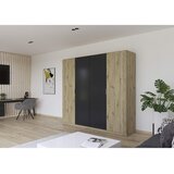 Boxxx OMARA S KLASIČNIMI VRATI, temno siva, hrast artisan | Shoptok.si
