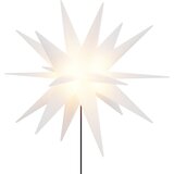  Božićna svjetla sa šiljcima 3 kom LED sklopiva bijele 35 cm | shoptok.hr