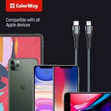COLORWAY Kabel Type-C - Apple Lightning (PD Brzo Punjenje) 3.0A (30W) 1m sivi | shoptok.hr