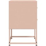 vidaXL Noćni ormarići 2 kom ružičasti 36 x 39 x 60,5 cm čelični | shoptok.hr