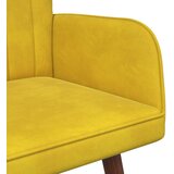 SOFA za dvije osobe Žuta 115 x 61 x 87 cm Baršun | Eponuda.com