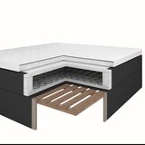 P & B POSTELJA Z VZMETNICO 140 cm x 200 cm , tekstil peščene barve | Shoptok.si
