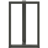 vidaXL Noge barski stol T-oblika 2 kom antracit 60x35x(90-91) cm čelik | shoptok.hr
