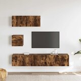  4-dijelni set TV ormarića boja dimljenog hrasta drveni | shoptok.hr