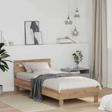  Konstrukcija postelje Umetni hrast 75 x 190 cm Konstruiran les, (5000102037) | Shoptok.si
