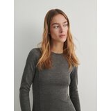 Reserved - Haljina od žerseja - tamnosivo | shoptok.hr