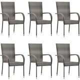  7-dijelni vrtni blagovaonski set sivi | shoptok.hr