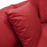 MID.YOU KOTNA SEDEŽNA GARNITURA, mikrovlakna rdeča | Shoptok.si