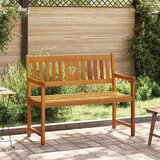  Vanjska klupa Prirodna 110 x 55 5 x 90 cm Čvrsto drvo akacije - 110 x 55 5 x 90 cm Srce | shoptok.hr