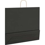  Papirnate vrećice 250 kom s ručkama crne 54x15x49 cm | shoptok.hr