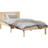  Krevet od borovine Prirodni Masivno drvo 80 x 200 cm Izdržljiv | shoptok.hr